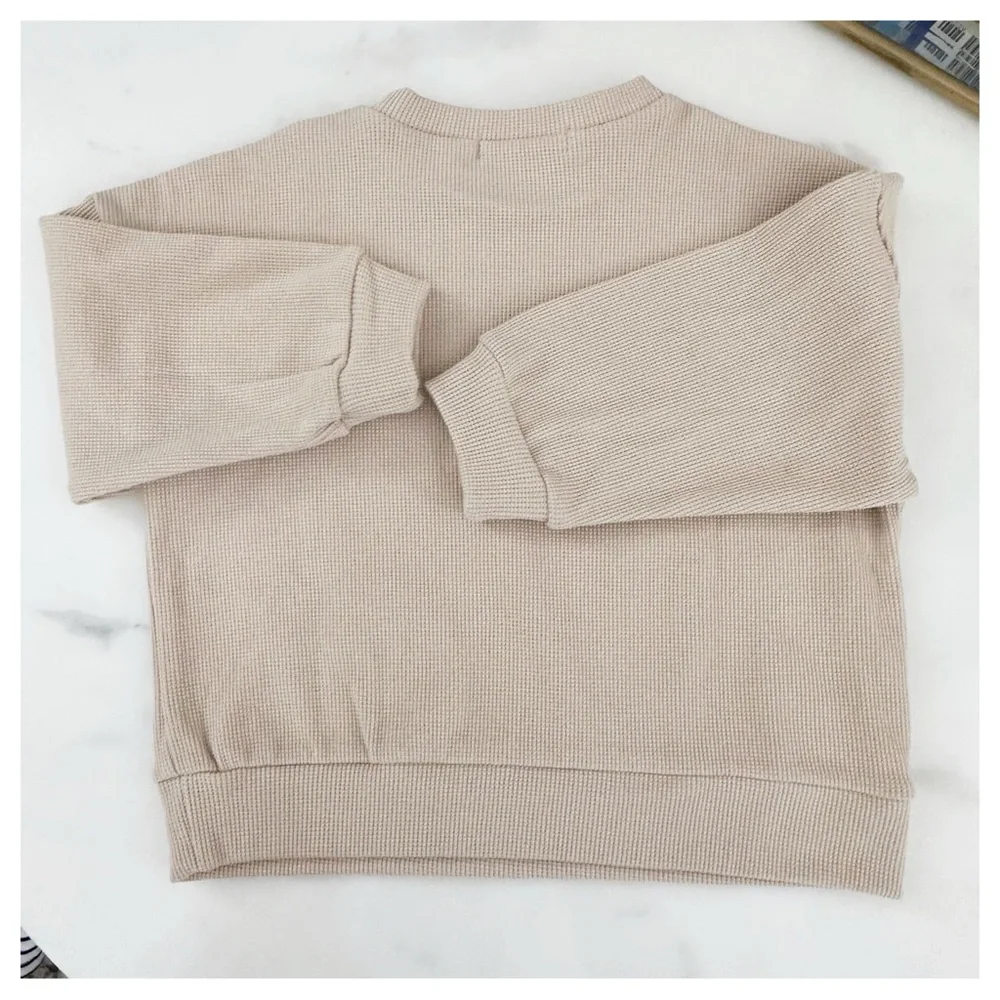 NWOT London Fog Tan kids Sweatsuit size 7 unisex‎